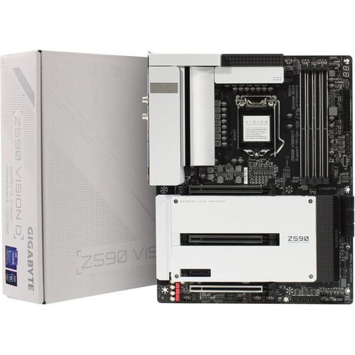 Материнская плата Socket LGA1200 GIGABYTE Z590 VISION D 4DDR4 ATX