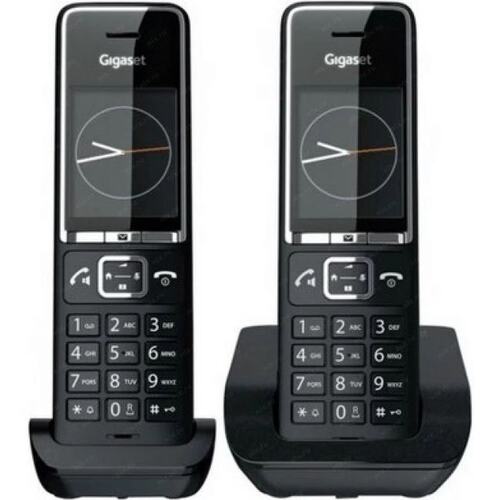 L36852-H3001-S304 Р/Телефон Dect Gigaset Comfort 550 DUO RUS черный (труб. в компл.:2шт) автооветчик АОН