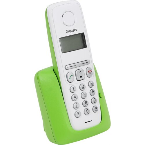 Радиотелефон зеленый.