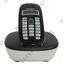 Радиотелефон DECT + GAP Gigaset A380 Черный, вид спереди