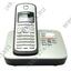Радиотелефон DECT + GAP Gigaset C385 Серебристый, вид спереди
