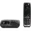 Радиотелефон DECT + GAP Gigaset C530A Черный, вид спереди