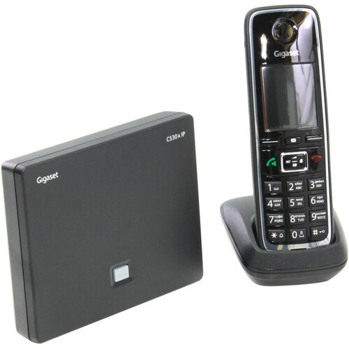 Беспроводной телефон DECT + GAP Gigaset C530A IP Черный