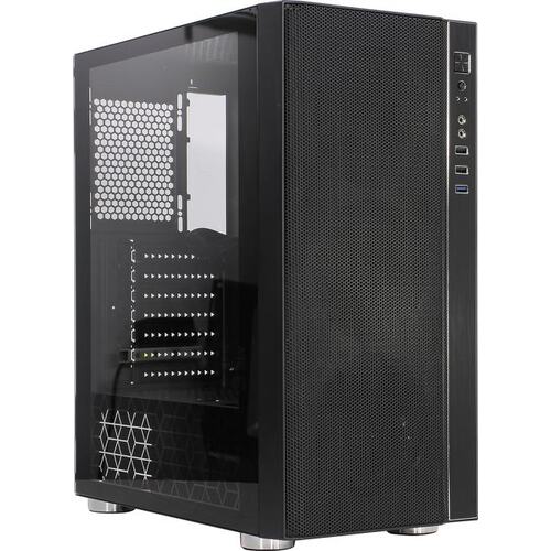 Корпус Miditower Ginzzu CL180 ATX без БП с окном