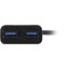 USB 3.0 хаб Ginzzu GR-384UAB, вид спереди