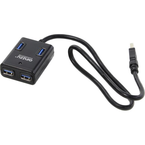 USB 3.0 хаб Ginzzu GR-384UAB