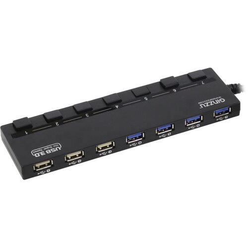 USB-хаб Ginzzu GR-388UAB