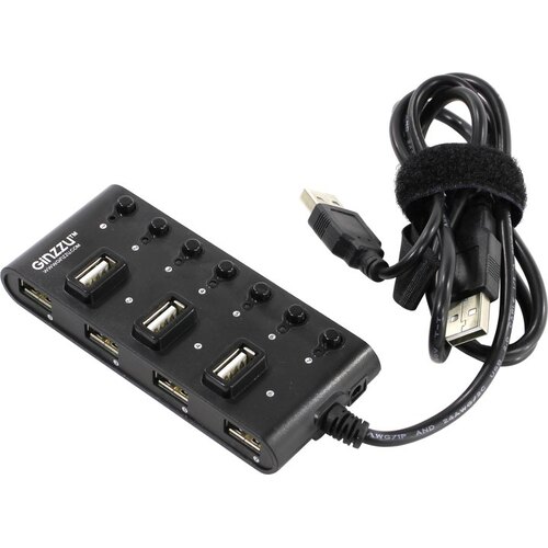 USB-хаб Ginzzu GR-487UAB