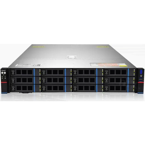 Серверная платформа 0.96.002.1007 Shenzhen GuoxinHengyu Technology Gooxi SR201-D12R-NV 2U, 2x Socket SP3