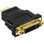 Переходник HDMI <-> DVI-D GoPower 00-00032062 0.01 м., вид основной