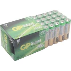 GP Super 15A-2CRVS40/15A-B40/GP15AA21-2CRSWC40 (LR6) Size AA, 1.5V, щелочной (alkaline) <уп. 40шт>
