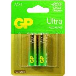 GP Ultra 15AU(EBC)-CR2/15AUA21-2CRSBC2 (LR6) Size AA, щелочной (alkaline) <уп. 2 шт>