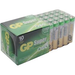 GP Super 24A-2CRVS40/B40 (LR03) Size AAA, 1.5V, щелочной (alkaline)<уп. 40 шт>