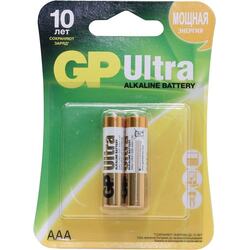 GP Ultra 24AU-2CR2 (LR03) Size AAA, щелочной (alkaline) <уп. 2 шт>