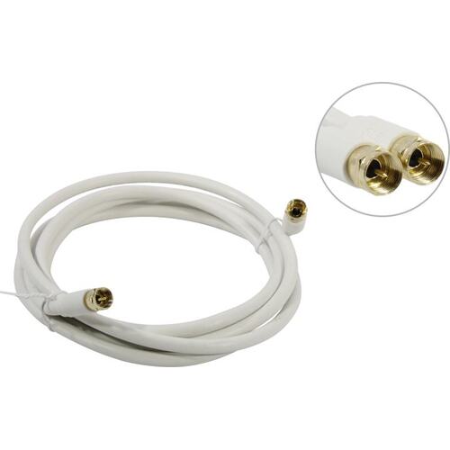 Greenconnect <GCR-51823-2.0м> Кабель антенный тип RG6 F81 (M)--> F81 (M), 2м