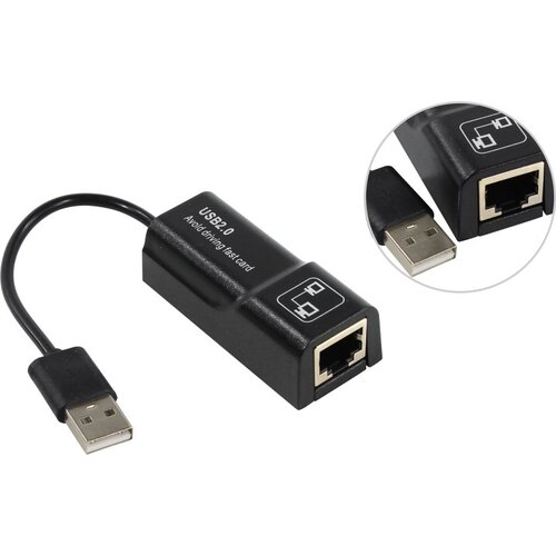 Greenconnect <GCR-LNU202> Внешняя сетевая карта (1 x 100 Мбит/с, USB)