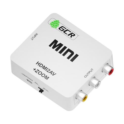 Greenconnect GL-v128 Конвертер HDMI -> AV Greenline, PAL, NTSC, SECAM, 1080p + ZOOM, GL-v128