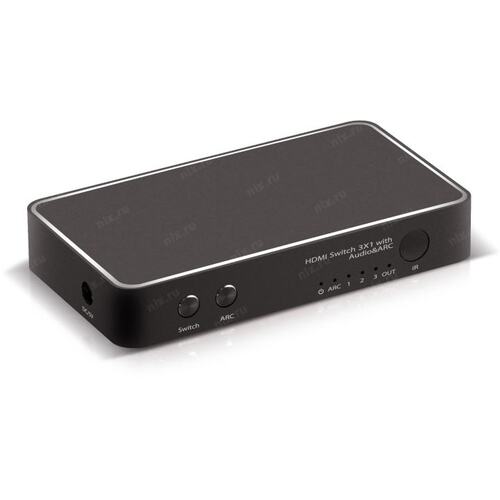 Greenconnect GL-v301F Переключатель HDMI 3 x 1 Greenline, 4Kx2K 30Hz, Пульт ДУ, PiP