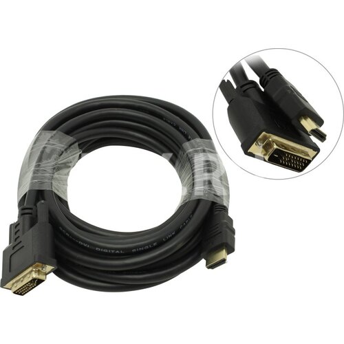 Кабель HDMI <-> DVI-D Greenconnection GC-HD2DVI1-5m 5 м.