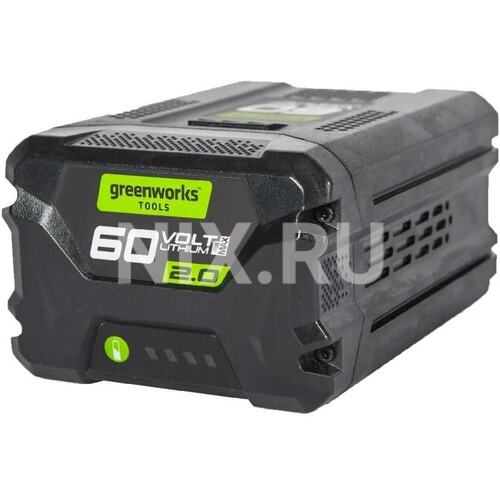 2918307 Батарея аккумуляторная Greenworks G60B2 60В 2Ач Li-Ion ()