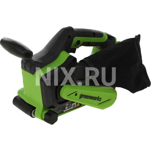 3100607 Ленточная шлифовальная машина Greenworks G24BS шир.ленты 76мм ()