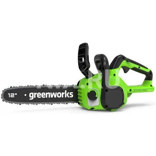 2007007UA Цепная пила Greenworks GD24CS30K2 аккум. дл.шины:12" (30cm) 1аккум. 2Ач ЗУ ()