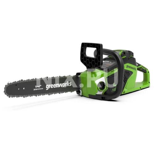2005707UA Цепная пила Greenworks GD40CS15 аккум. дл.шины:14" (35cm) 1аккум. 2Ач ЗУ ()