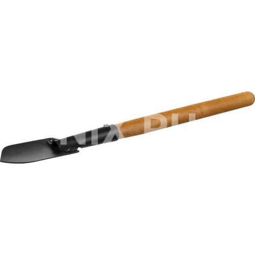 GRINDA ProLine 125х92х560 мм, деревянная ручка, садовая лопаточка (421516)