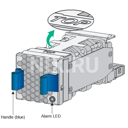 LSWM1FANSA H3C H3C LSWM1FANSA Fan Module (SW, 4056, DC, Fan Panel Side Intake Airflow)