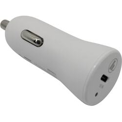 Hama <183297> Автомобильное зарядное уст-во USB (Вх.12-24V, Вых.5/9V, USB 3A, кабель Lightning)