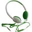 Наушники с микрофоном Harper HN-300 Green, вид основной