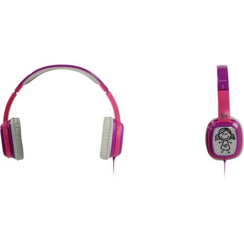 Наушники HARPER KIDS HN-302 Pink White
