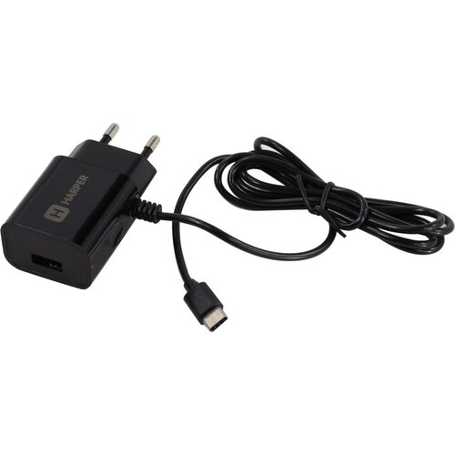 Зарядка USB-устройств от 220В HARPER WCH-5118 USB Type A "мама", USB Type C (10 Вт)