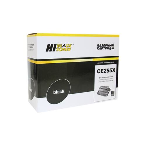 Картридж черный (или контейнер с черными чернилами) Hi-Black HB-CE255X