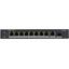 HIKVISION <DS-3E0510P-E/M>   (9  10/100/1000 /+ 1 x SFP, 8  IEEE 802.3at (PoE+)),  