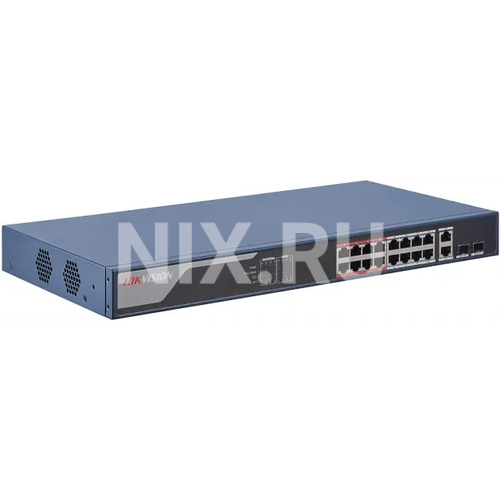 HIKVISION <DS-3E1318P-EI> Управляемый коммутатор (2 x 1 Гбит/с, 16 портов IEEE 802.3at (PoE+))