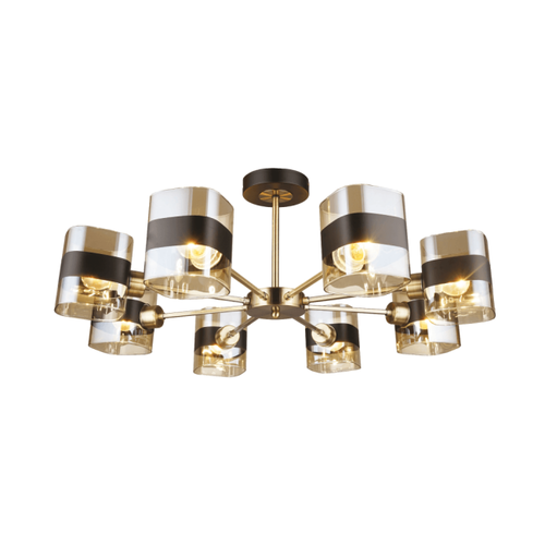 Hiper H212-8 Люстра HIPER H212-8 8E2760Вт BLACK/GOLD