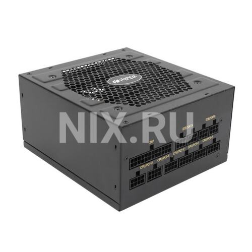 Блок питания Hiper ATX 750W HPB-750FMK2 80+ gold (24+4+4pin) APFC 120mm fan 6xSATA Cab Manag RTL