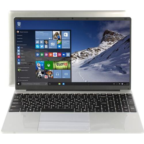 Ноутбук HIPER WorkBook SHSKQW8E <SHSKQW8E> (Intel Core i5 10210U, 16 ГБ, 512 Гб SSD, WiFi, Bluetooth, Win10Pro, 15")