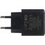 Зарядка USB-устройств от 220В HOCO C12A Set Black USB Type A "мама", USB Type C (18 Вт), вид сверху