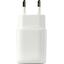 Зарядка USB-устройств от 220В HOCO C134A Set Solid White USB Type A "мама" (12 Вт), вид сверху