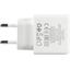 Зарядка USB-устройств от 220В HOCO C13A White USB Type C "мама" (20 Вт), вид сверху