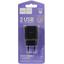 Зарядка USB-устройств от 220В HOCO C141A Smart Black 2 x USB Type A "мама" (10.5 Вт), вид упаковки