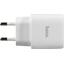 Зарядка USB-устройств от 220В HOCO C141A Smart White 2 x USB Type A "мама" (10.5 Вт), вид сверху