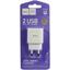 Зарядка USB-устройств от 220В HOCO C141A Smart White 2 x USB Type A "мама" (10.5 Вт), вид упаковки