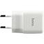 Зарядка USB-устройств от 220В HOCO N32 Glory White USB Type C "мама" (30 Вт), вид сверху