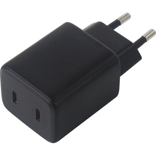 Hoco <N42 Elogiado Black> Зарядное устройство USB (Вых. DC5/9/12/15/20V, 45W, 2xUSB-C)