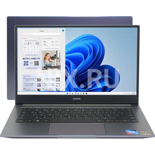 Ноутбук HONOR MagicBook 14 AMD (2021) NMH-WDQ9H <5301AFLS> (AMD Ryzen 5 5500U, 8 ГБ, 512 Гб SSD, WiFi, Bluetooth, Win11, 14")