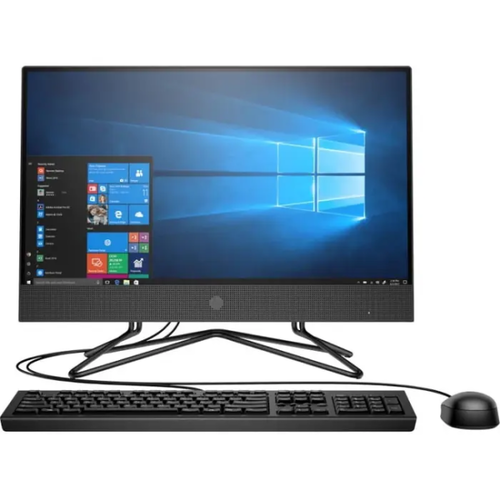 6D418EA Моноблок HP 200 G4 21.5" i5 1235U (1.3) 8Gb SSD512Gb Iris DVDRW CR Free DOS черный
