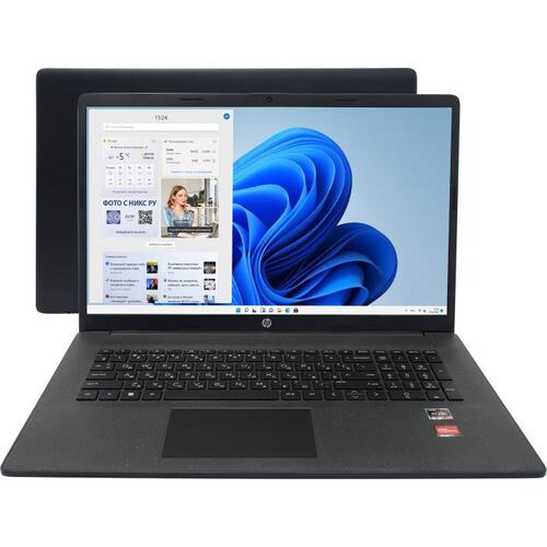 Ноутбук HP 17-cp0004ny <60V14EA#B1R> (AMD Ryzen 7 5700U, 8 ГБ, 512 Гб SSD, WiFi, Bluetooth, Win11, 17")
